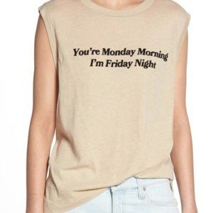 WILD FOX Friday Night Vintage Muscle Tank Top